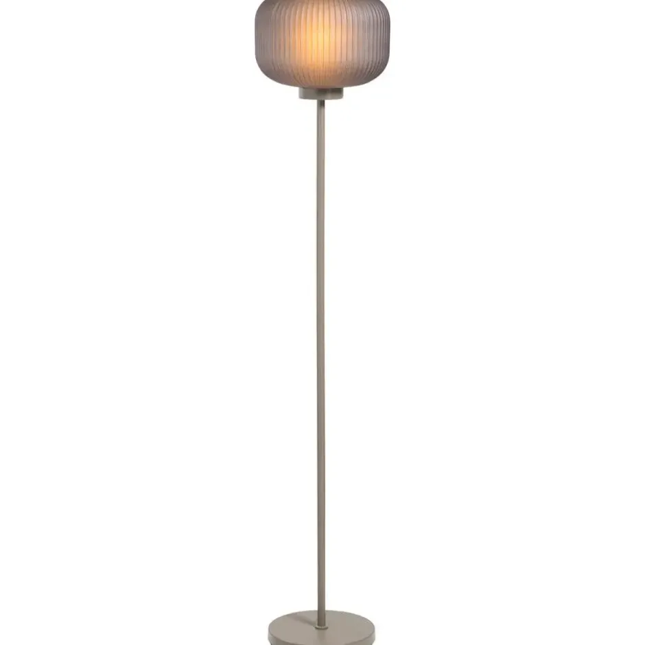 Vloerlamp Ella taupe E27 - 150x30x30 cm