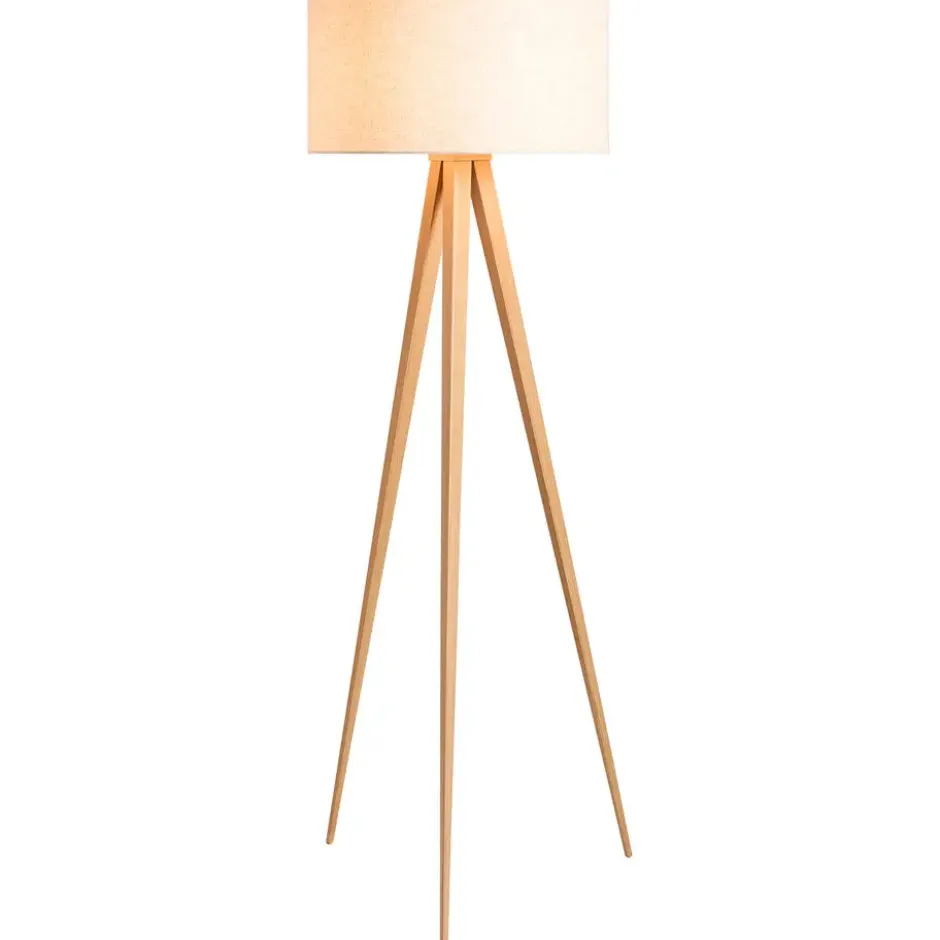 Vloerlamp Gaia - naturel - Ø50x150 cm