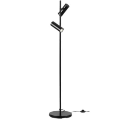 Vloerlamp Napels - zwart - 140 cm