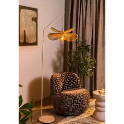 Vloerlamp Nest E27 - beige - 190x61x50 cm
