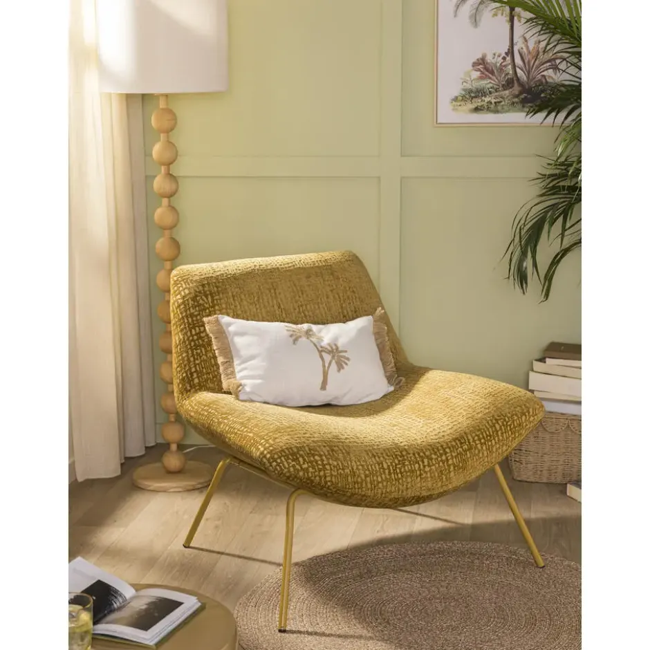 Vloerlamp Noah - naturel hout - 156xØ40 cm