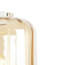 vloerlamp Qara amber E27