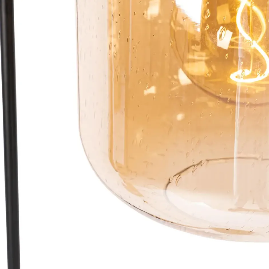 Vloerlamp Zuzanna E27 - amber - 150x35,5x21 cm