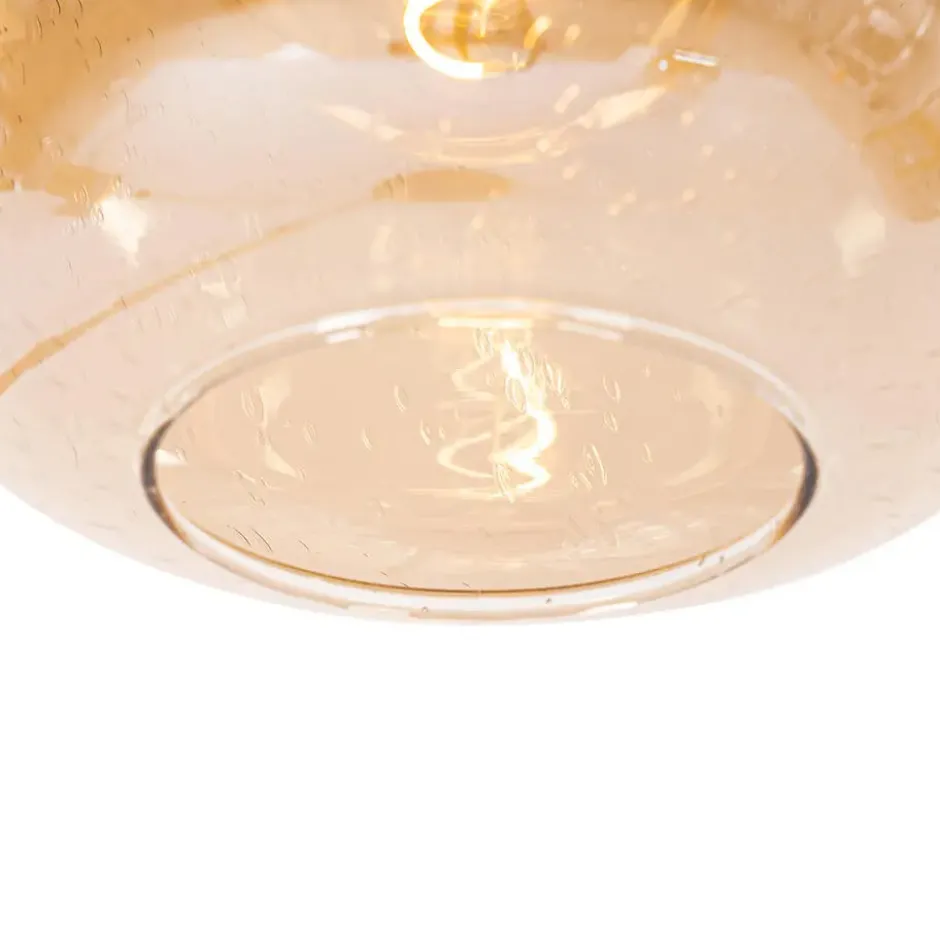 Vloerlamp Zuzanna E27 - amber - 150x35,5x21 cm