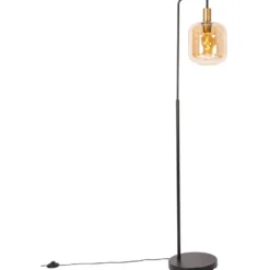 Vloerlamp Zuzanna E27 - amber - 150x35,5x21 cm
