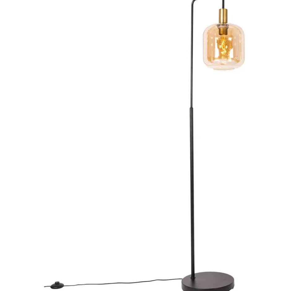 Vloerlamp Zuzanna E27 - amber - 150x35,5x21 cm