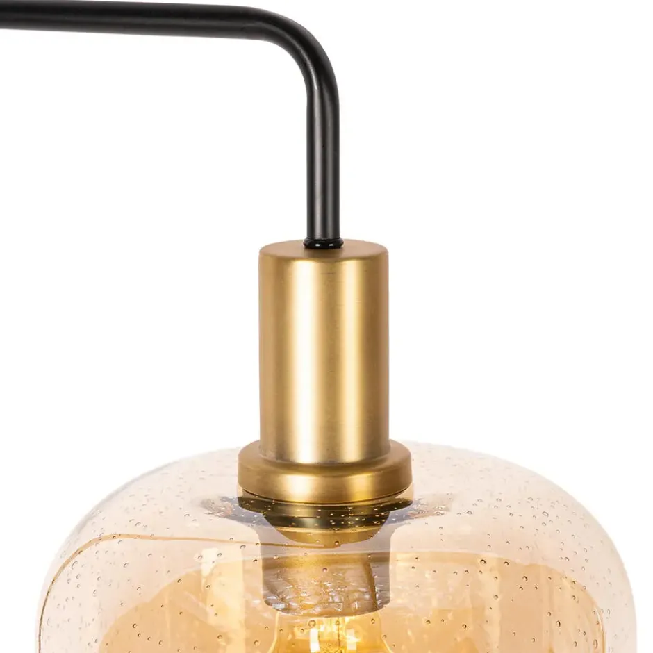 Vloerlamp Zuzanna E27 - amber - 150x35,5x21 cm