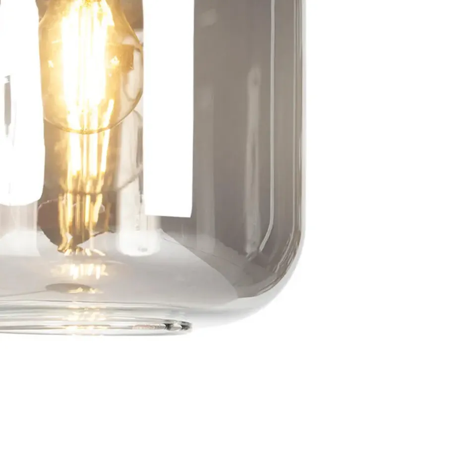 Vloerlamp Zuzanna E27 - smoke - 150x35,5x21 cm