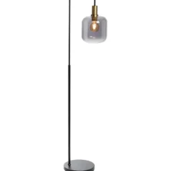 Vloerlamp Zuzanna E27 - smoke - 150x35,5x21 cm