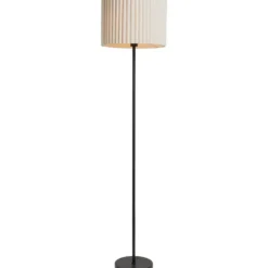 Voet vloerlamp Kaapstad - zwart metaal - 149xØ25 cm