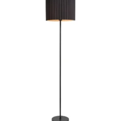 Voet vloerlamp Kaapstad - zwart metaal - 149xØ25 cm