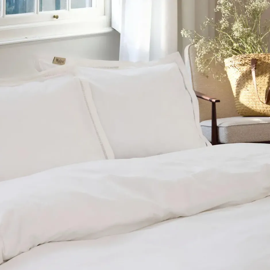 Walra - Dekbedovertrek Classic Elegance - 140x220 cm - Wit