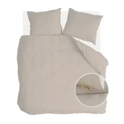 Walra - Dekbedovertrek Neutral Nest - 240x220 cm - Zand