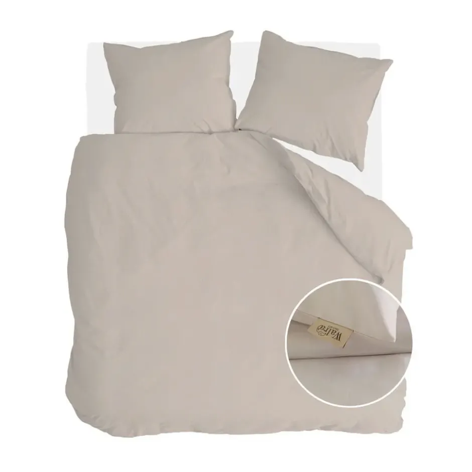 Walra - Dekbedovertrek Neutral Nest - 240x220 cm - Zand