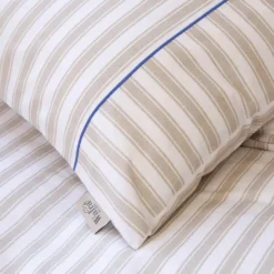 Walra - Dekbedovertrek Refined Lines - 240x220 cm - Zand