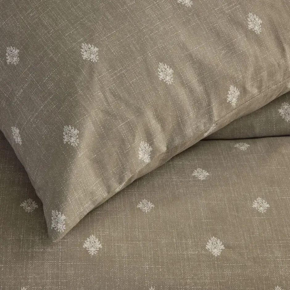 Walra - Dekbedovertrek Remade Rustic GraCe - 200x220 cm - Taupe