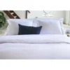 Walra - Dekbedovertrek Subtile Stripes - 240x220 cm - Wit / Antraciet
