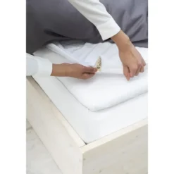 Walra - Molton Cotton Cover Topper - 90x220 cm - Wit