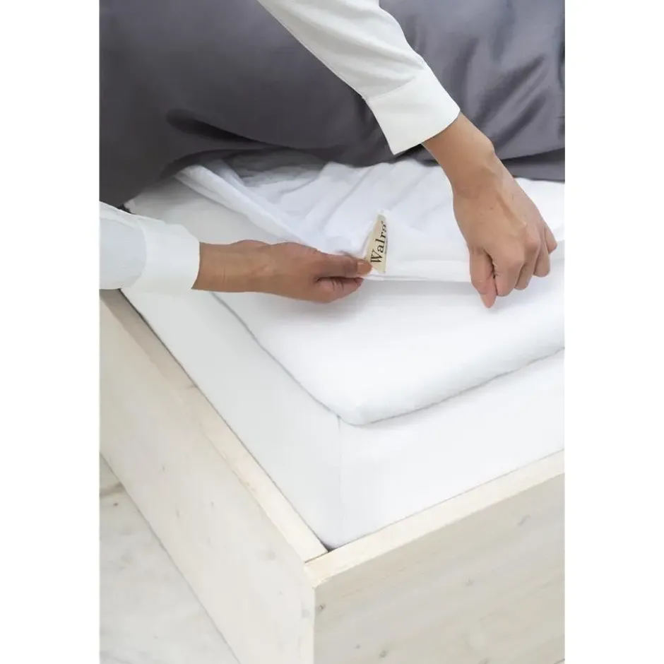 Walra - Molton Cotton Cover Topper - 90x220 cm - Wit