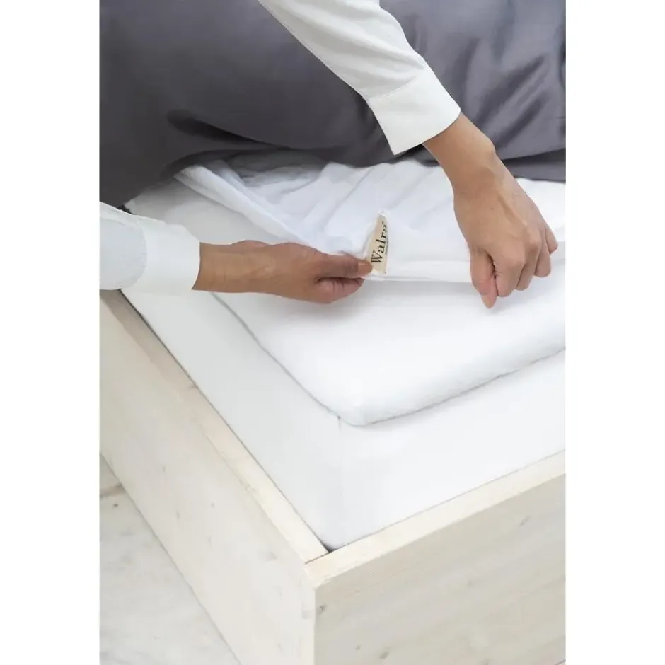 Walra - Molton Cotton Cover Topper - 160x200 cm - Wit