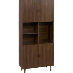 Wandkast Imre - walnootkleur - 200x90x40 cm
