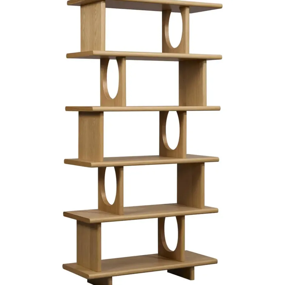 Wandkast Lena - eiken - 181x95x38 cm