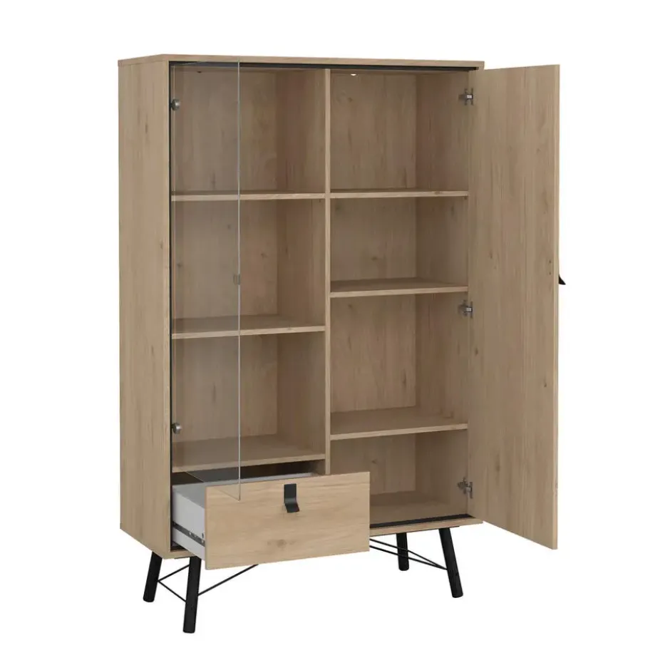 Wandkast Naturel - 100x40x160cm - Ry