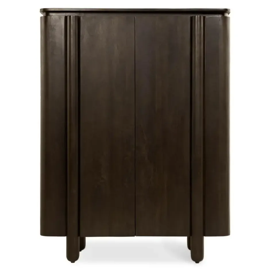 Wandkast Rondo - 150cm Donkerbruin