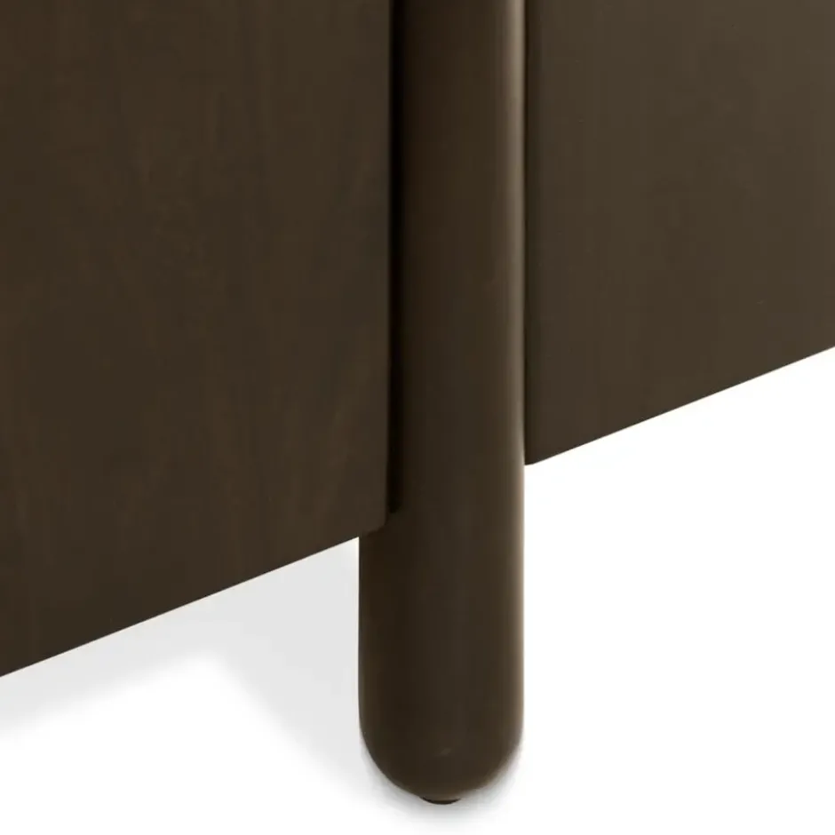 Wandkast Rondo - 150cm Donkerbruin