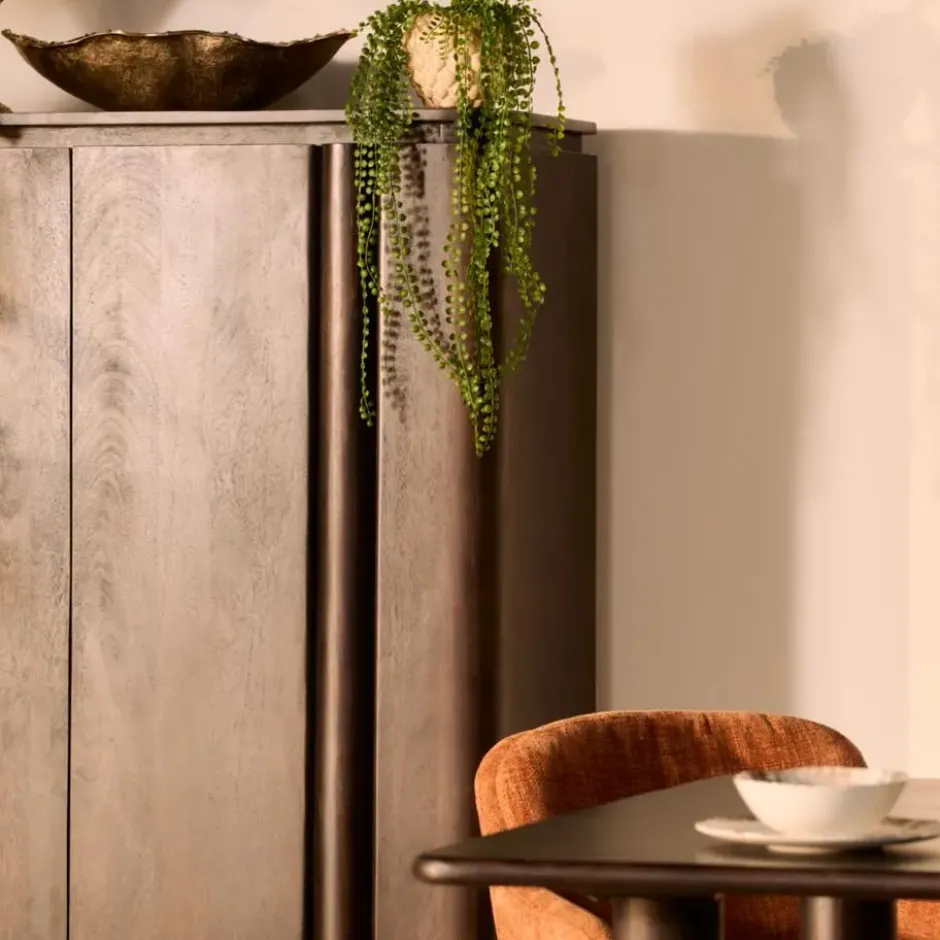 Wandkast Rondo - 150cm Donkerbruin