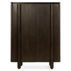 Wandkast Rondo - 150cm Donkerbruin