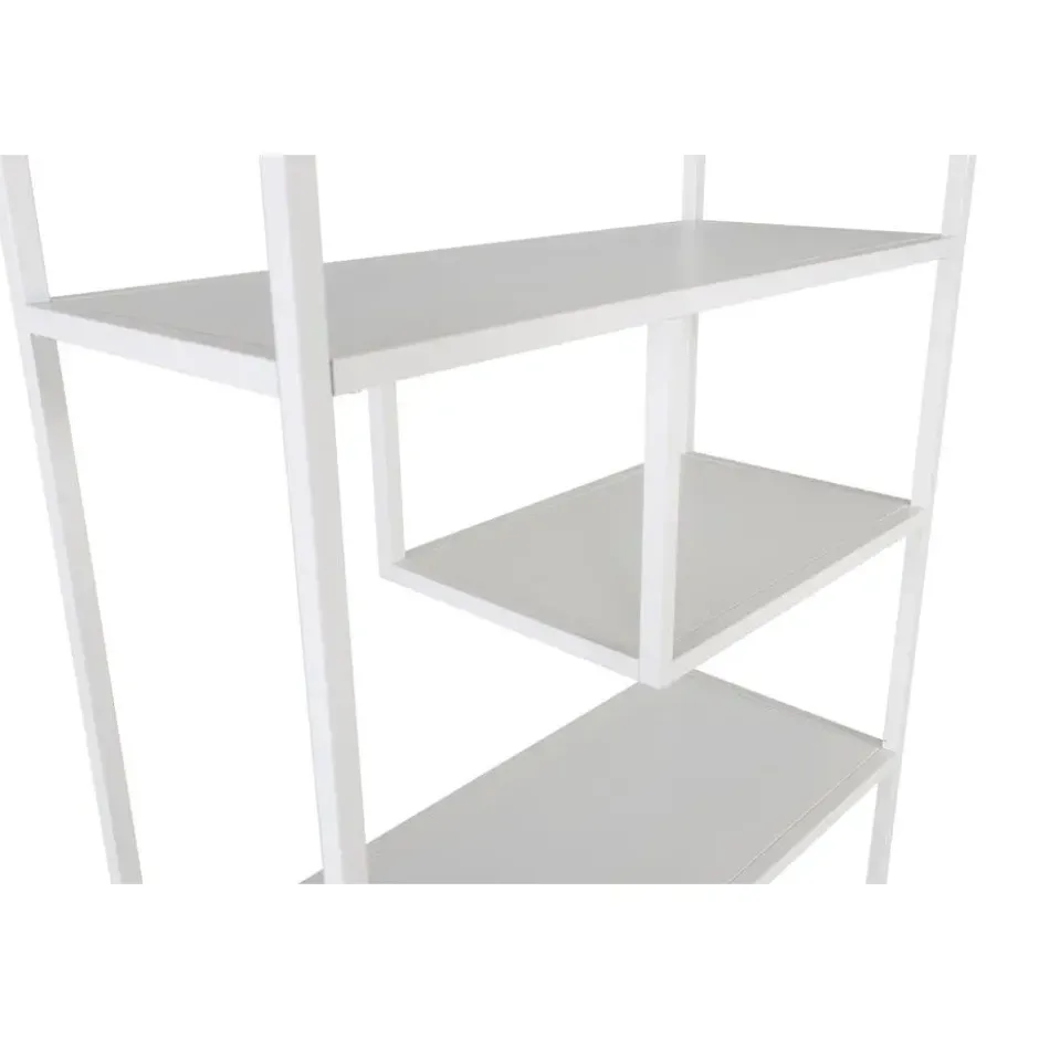 Wandkast Wit Staal - 85x35x190cm - Staal