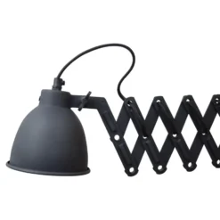 Wandlamp Harmonica Ø12cm vintage black