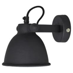 Wandlamp Industrial Ø12cm vintage black