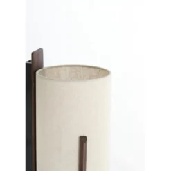 Wandlamp Litto - Donkerbruin - 22x18x36cm