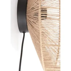 Wandlamp Lyra - Bruin - Ø43cm