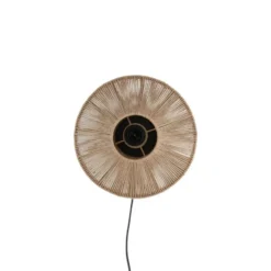Wandlamp Lyra - Bruin - Ø31cm