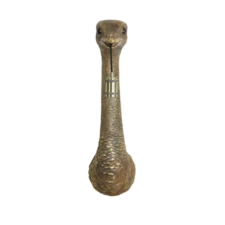 Wandlamp Ostrich - Brons - 25x19x72cm