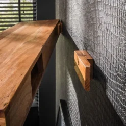 Wandplank Acaciahout 200cm - 200x25x8cm - Plank Tree