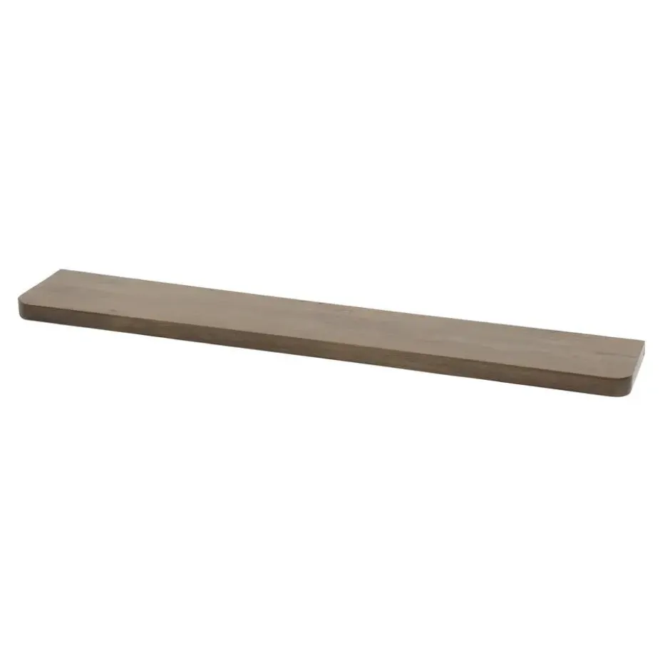 Wandplank Bruin Acaciahout - 120x20x4cm - Carve