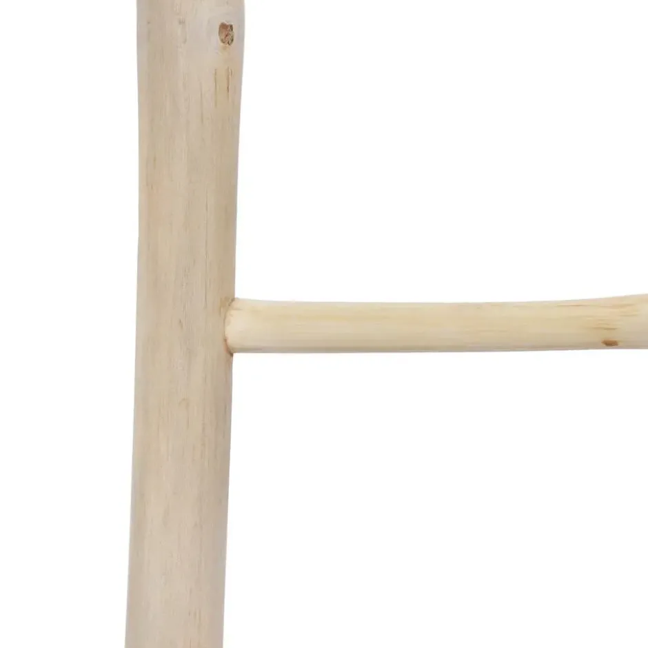 Wandplank ladder 4 niveaus van massief hout