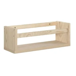 Wandplank van massief grenen - Licht hout - 15x40x15 cm