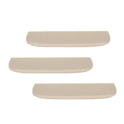 Wandplank Zand - Set van 3 - 60x20x15cm - Gusta