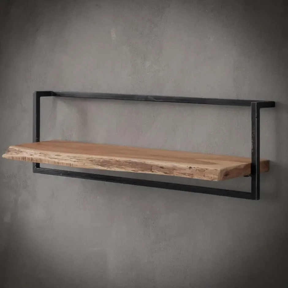 Wandrek Acaciahout Naturel - 100x25x30cm - Edge
