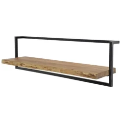 Wandrek Acaciahout Naturel - 100x25x30cm - Edge
