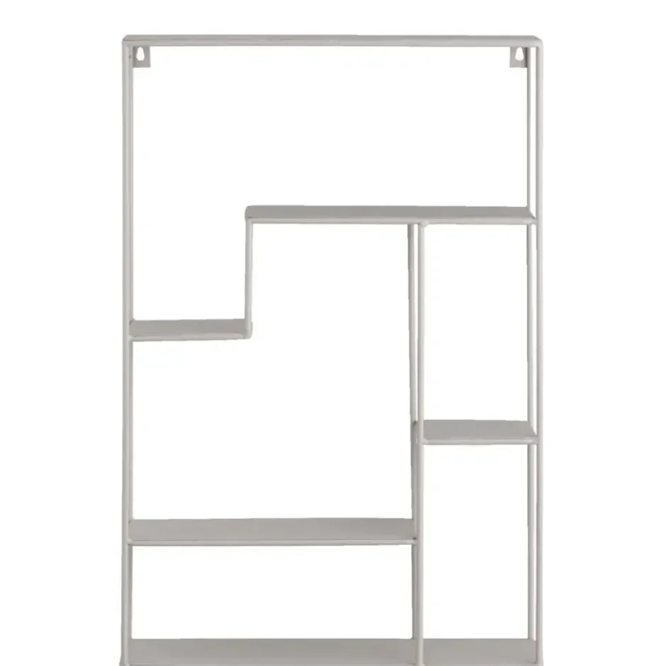 Wandrek Londen taupe metaal 55x35,8x10 cm