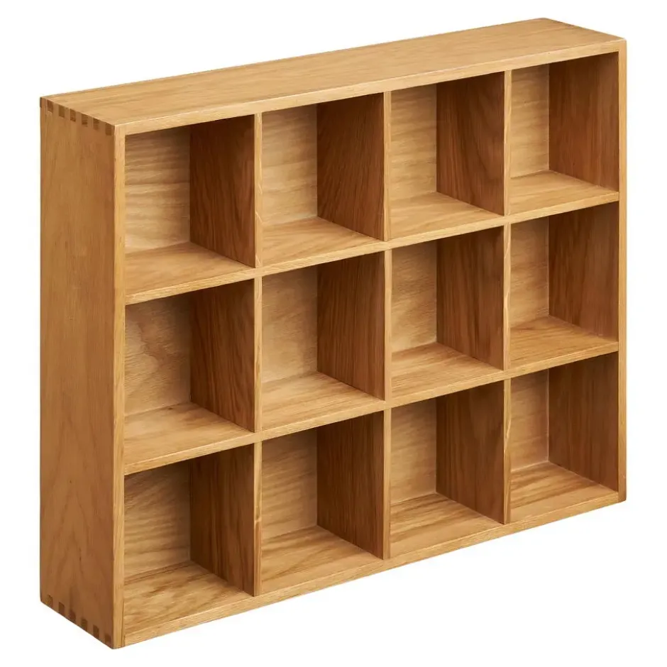 Wandschap Naturel Hout - 51x11x39cm - Soria