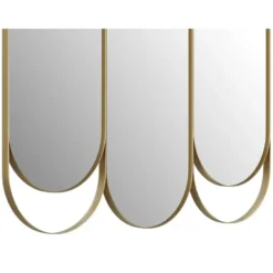 Wandspiegel JICHIMI - 76 cmx2.5 cmx69.5 cm - Goudkleurig Metaal