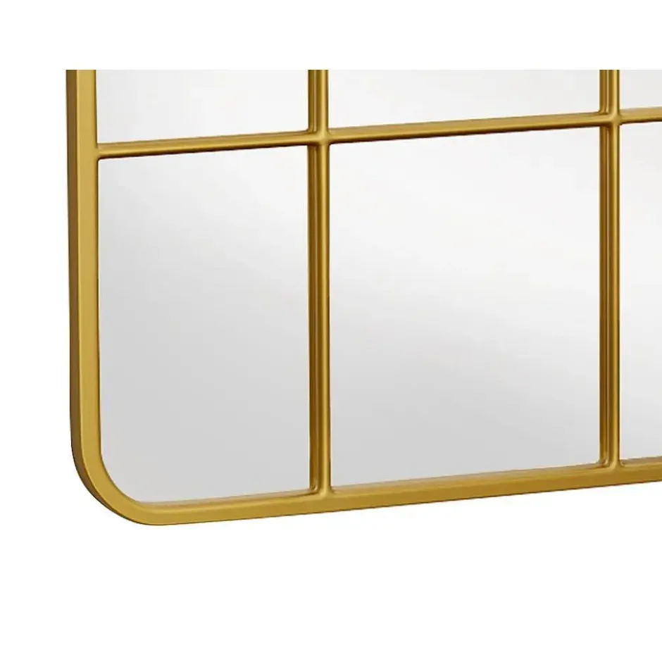 Wandspiegel SCIARA - 60 cmx3 cmx140 cm - Goudkleurig Metaal