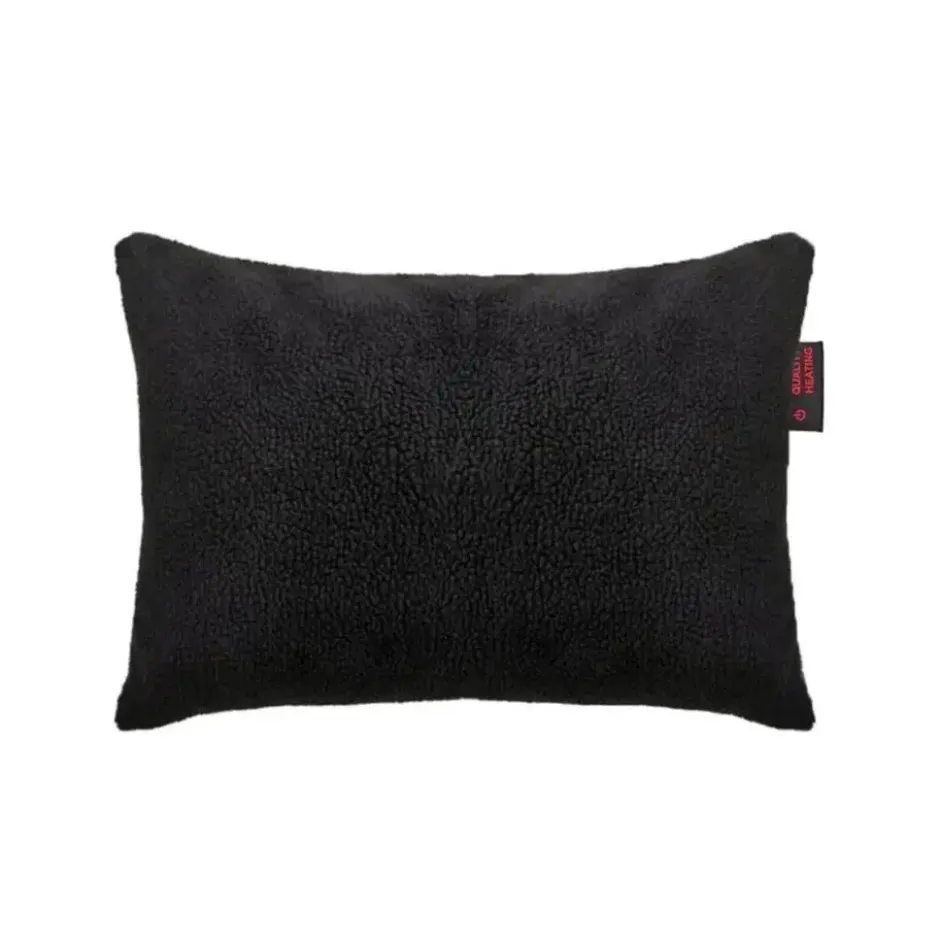Warmy warmtekussen Teddy stof - 45 x 65 cm - Zwart